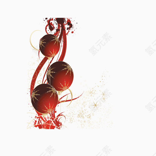 圣诞气球素材