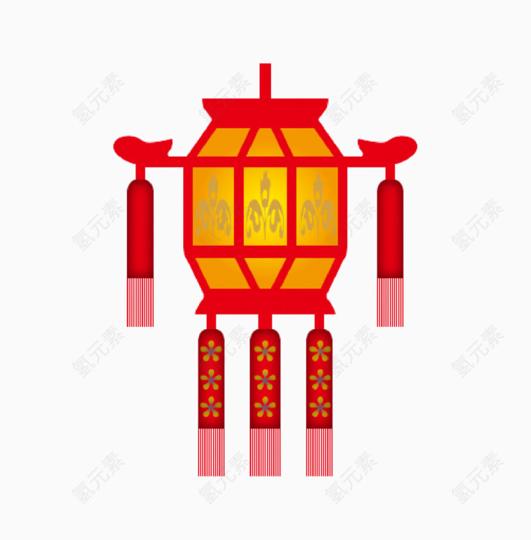 花灯免扣素材