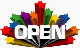 惊喜open免扣素材