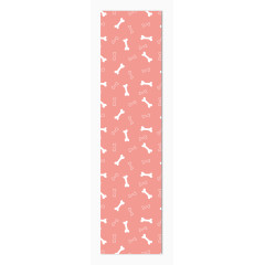 卡通狗元素无缝背景矢量图