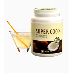 进口椰子油实物免抠素材