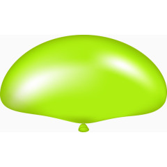 绿色不规则气球