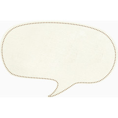 棕色创意对话框