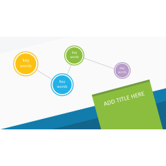 彩色圆环流程图.