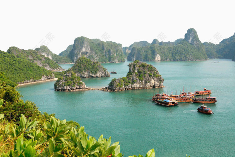 越南下龙湾风景图