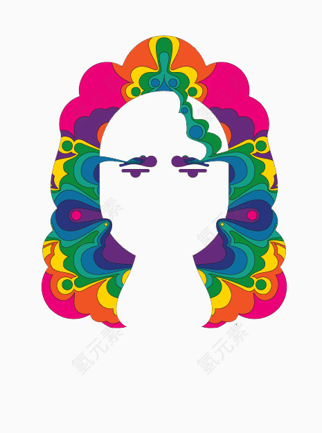 彩色创意插画艺术