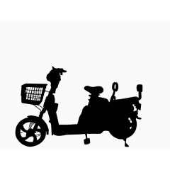 电动车轮廓