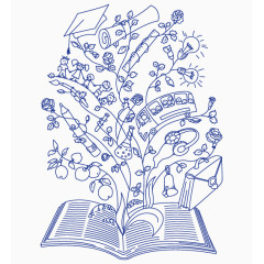 书中的故事矢量