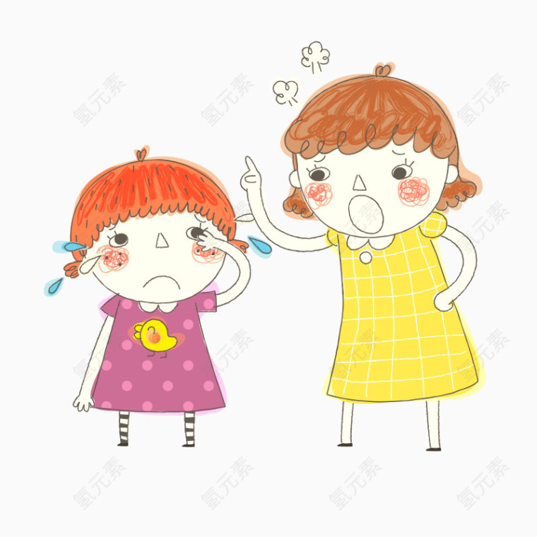 卡通人物 小女孩