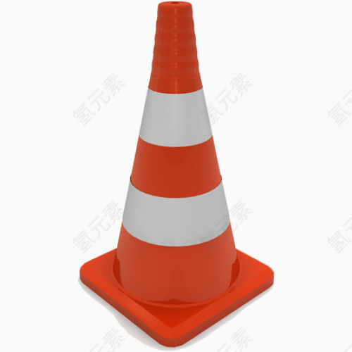 街道 路障 橙色 白色