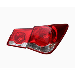 红色汽车尾灯总成