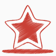 三十八红折纸的彩色铅笔