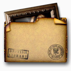 古色文件夹图标下载