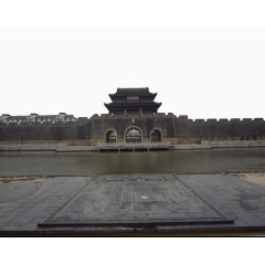 护城河边上