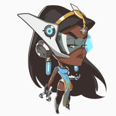 酷炫的Q版女英雄