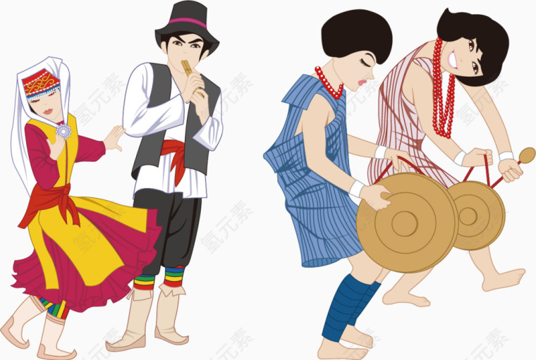 少数民族跳舞衣服