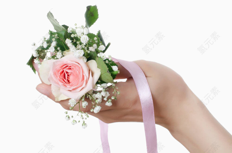 手拿花