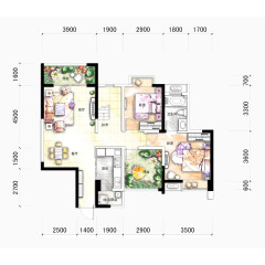 户型图平面效果图