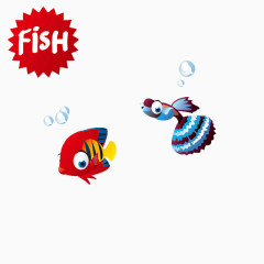 小鱼海底世界小红鱼