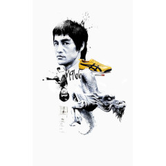 创意海报设计李小龙