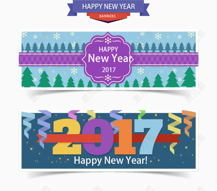 新年Banners