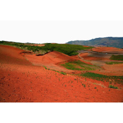 云南东川红土地风景