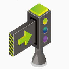 矢量交通信号灯红绿灯