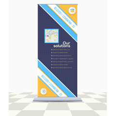 矢量企业介绍X展架