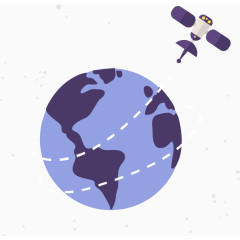 矢量地球装饰图案免扣素材