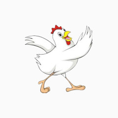 兴奋的公鸡