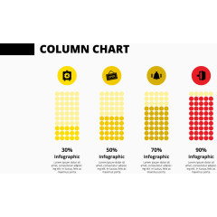 组合圆点占比图
