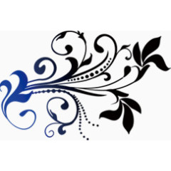 蓝色温暖古风装饰