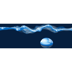 护肤清新水纹水滴