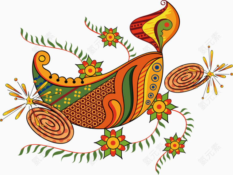 光明节花纹图案