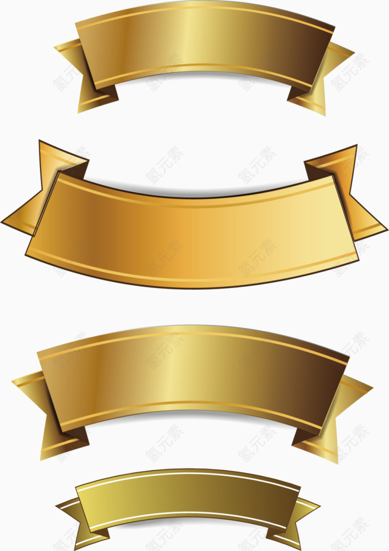 矢量创意设计金色商品推广图