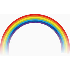 七彩彩虹装饰图案