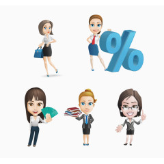 海外上班族女性