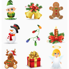 圣诞节礼物图标