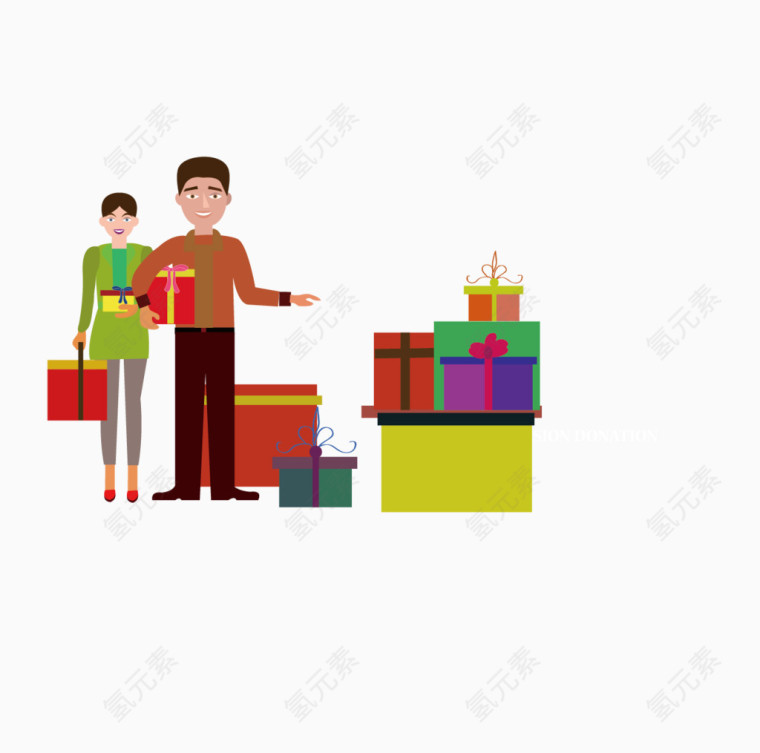 过年给家人买礼物