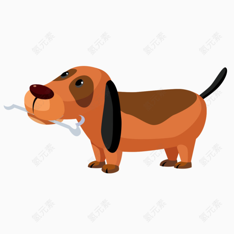 哈巴狗卡通造型