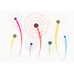 烟花矢量图