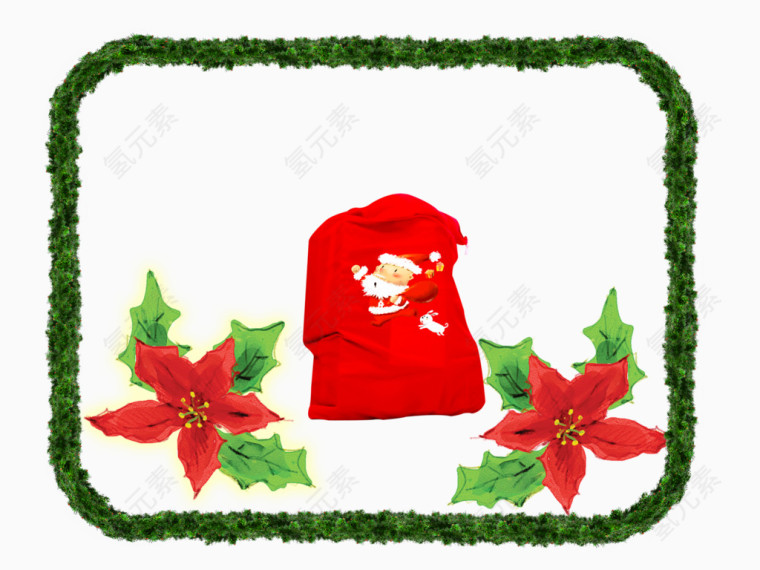 卡通圣诞礼物透明png