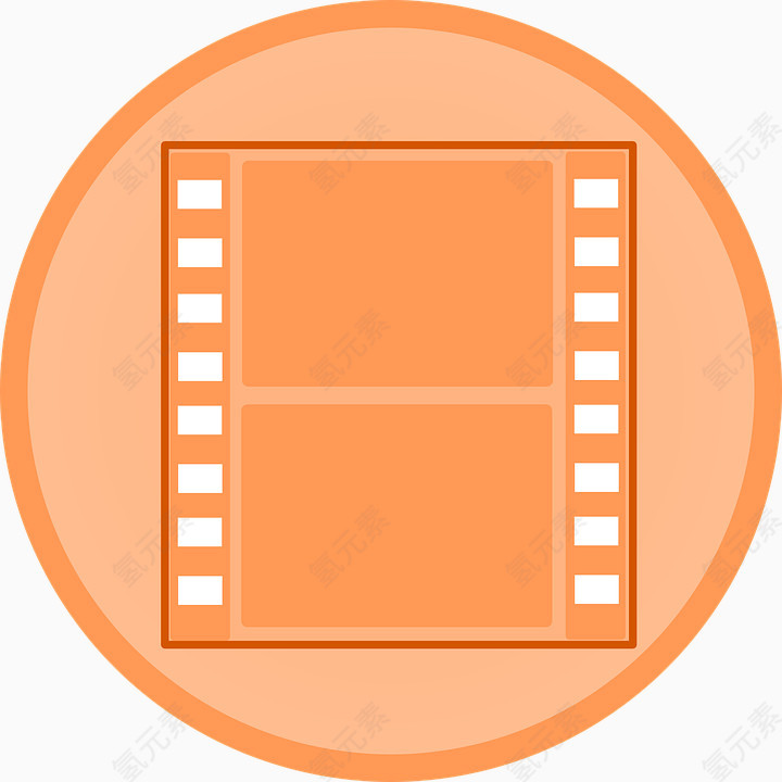 橙色电影影视放映