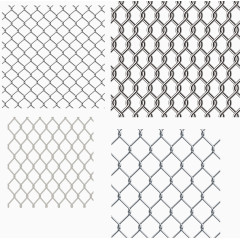 铁丝网矢量素材