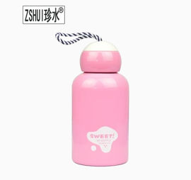 男女情侣可爱学生水杯