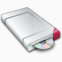 红白色存储硬件图标