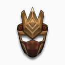 游戏人物头盔传奇游戏