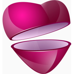 矢量手绘爱心盒子