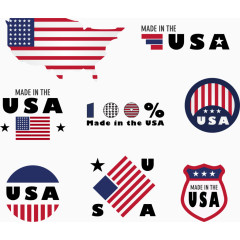 美国国旗标志素材