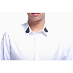 纯棉翻领长袖时尚休闲男士衬衫